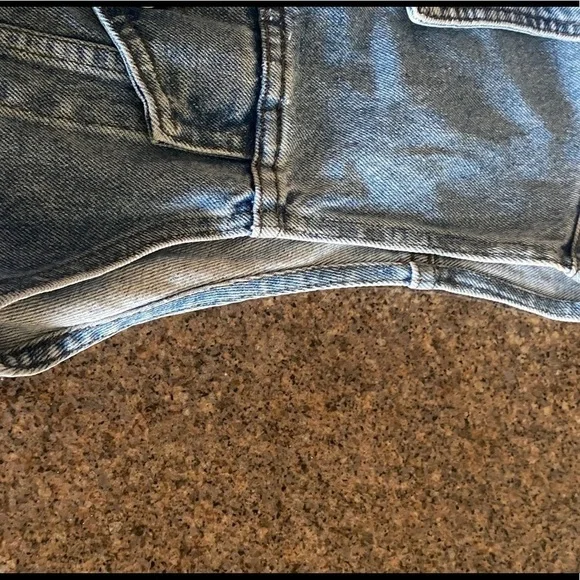 Vintage 90s Authentic Harley Davidson Denim Vest L​​​​​​​​ - Picture 7 of 8